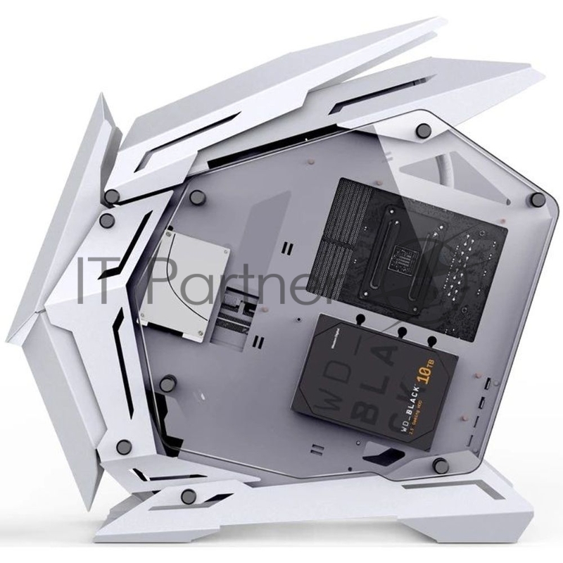Корпус JONSBO MOD-3 Mini White без БП, боковые панели из закаленного стекла, mini-ITX, micro-ATX, белый