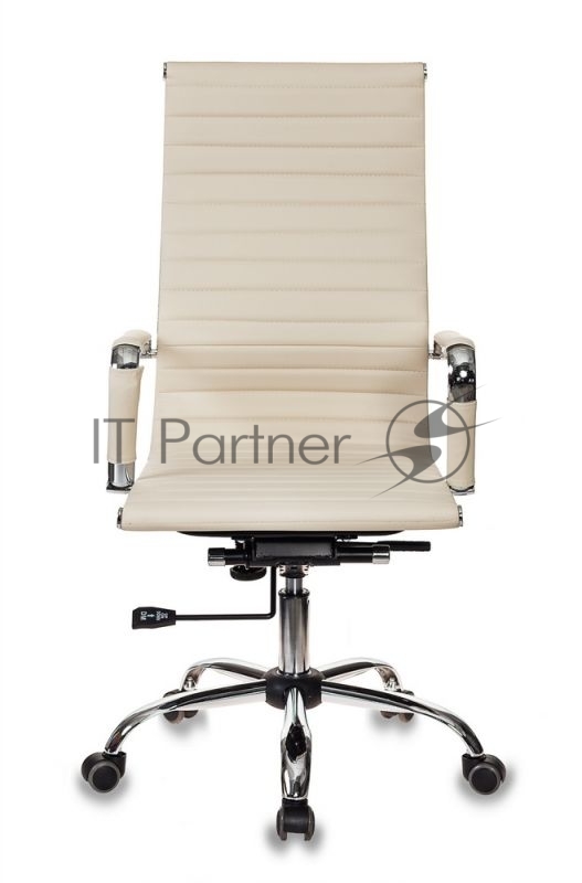 Кресло руководителя Бюрократ CH-883/IVORY слоновая кость искусственная кожа крестовина хром (упаковка из 2х шт)