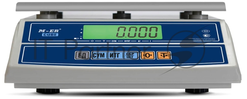 Весы фасовочные Mertech M-ER 326AF-15.2 LCD белый (3053)