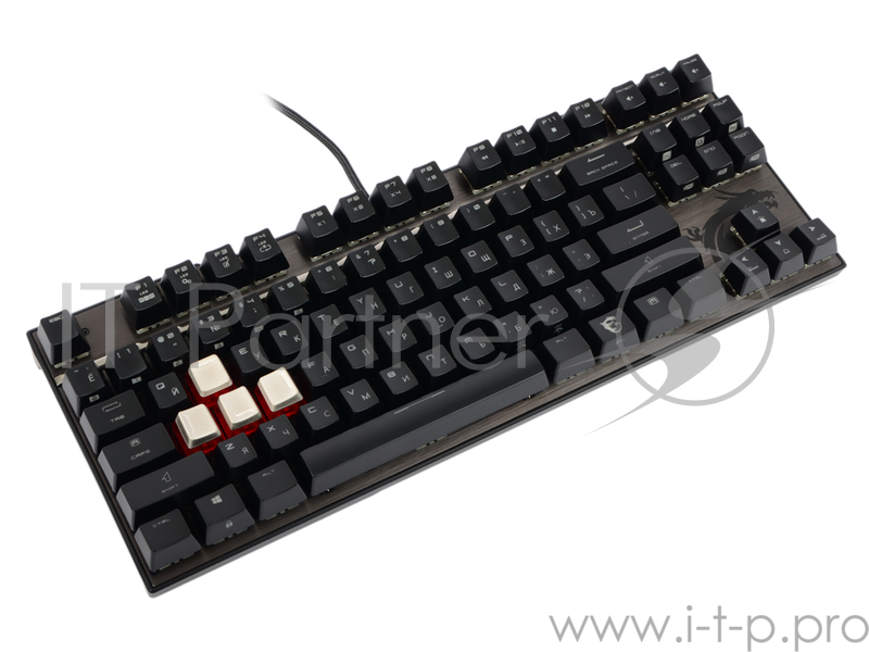 MSI Vigor GK-70 Игровая клавиатура (Cherry MX red switches, RGB подсветка, аллюминиевая рама, USB, S