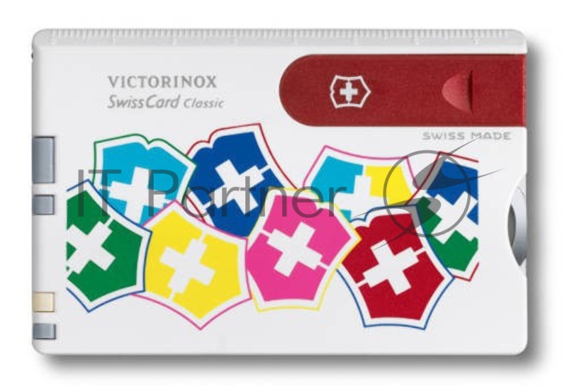 Швейцарская карточка SwissCard VX Colors / дизайн рукояти цвета Victorinox