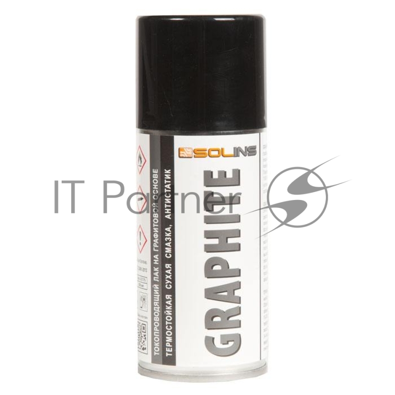 Токопроводящий лак на графитовой основе Graphite Solins объем 200мл
