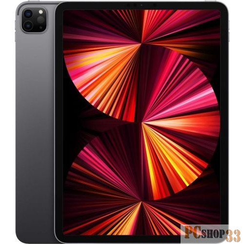 Планшет Apple iPad Pro 2021 A2377 M1 8C RAM8Gb ROM128Gb 11 IPS 2388x1668 iOS серый космос 12Mpix 12Mpix BT WiFi Touch 10hr