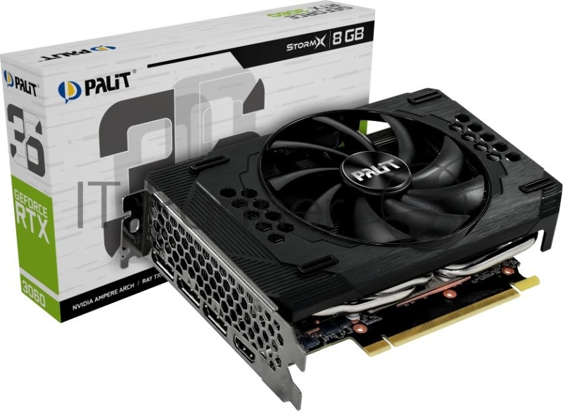 Видеокарта PCIE16 RTX3060 8GB PA-RTX3060 STORMX 8GB PALIT