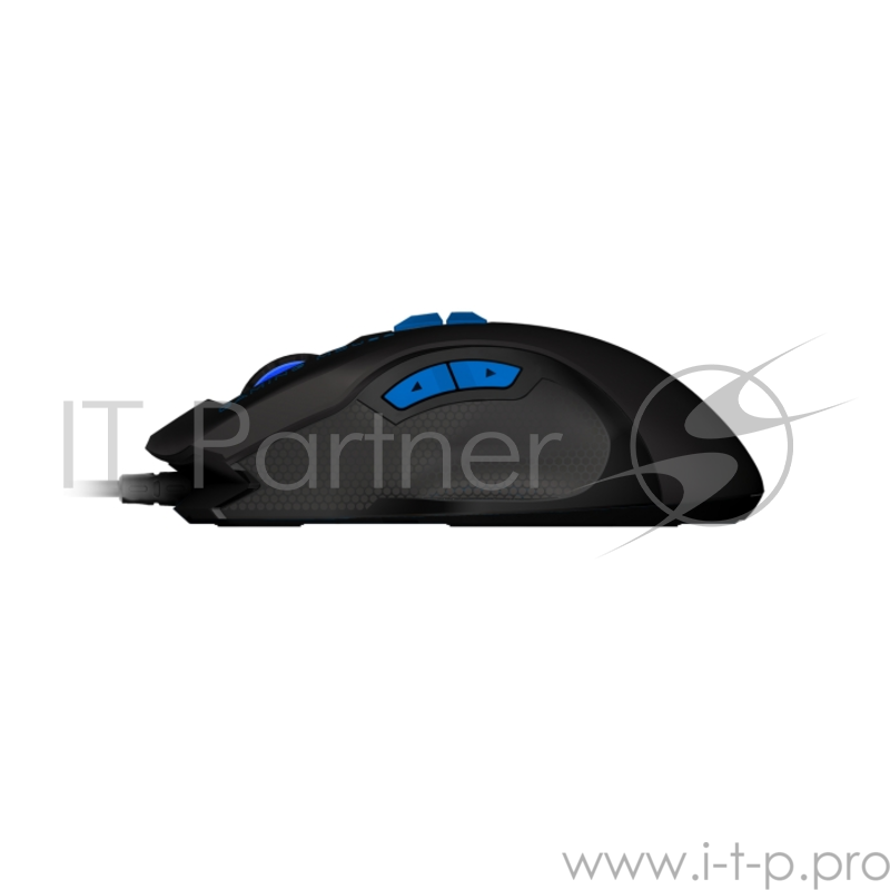 Проводная профессиональная игровая программируемая мышь Jet.A Panteon PS91 (500-3500dpi,7кн,LED,USB)