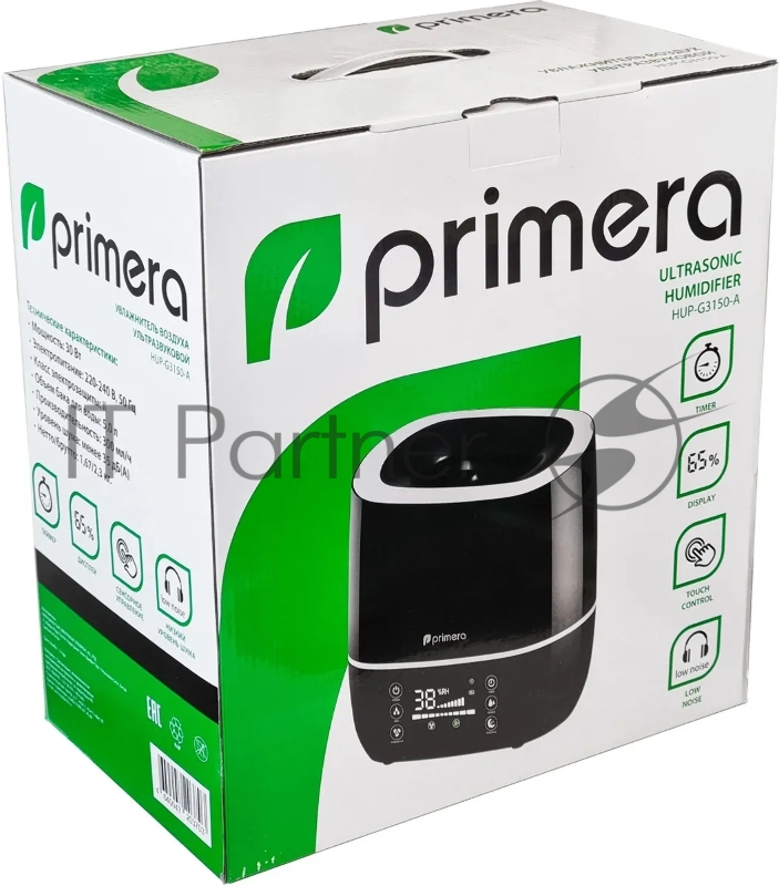 Увлажнитель воздуха ультразвуковой PRIMERA HUP-G3150-A, 5л, черный