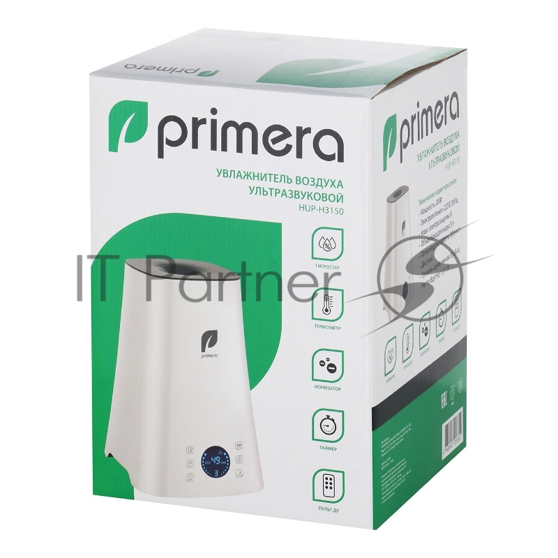 Увлажнитель воздуха ультразвуковой PRIMERA HUP-H3150, 5л, белый