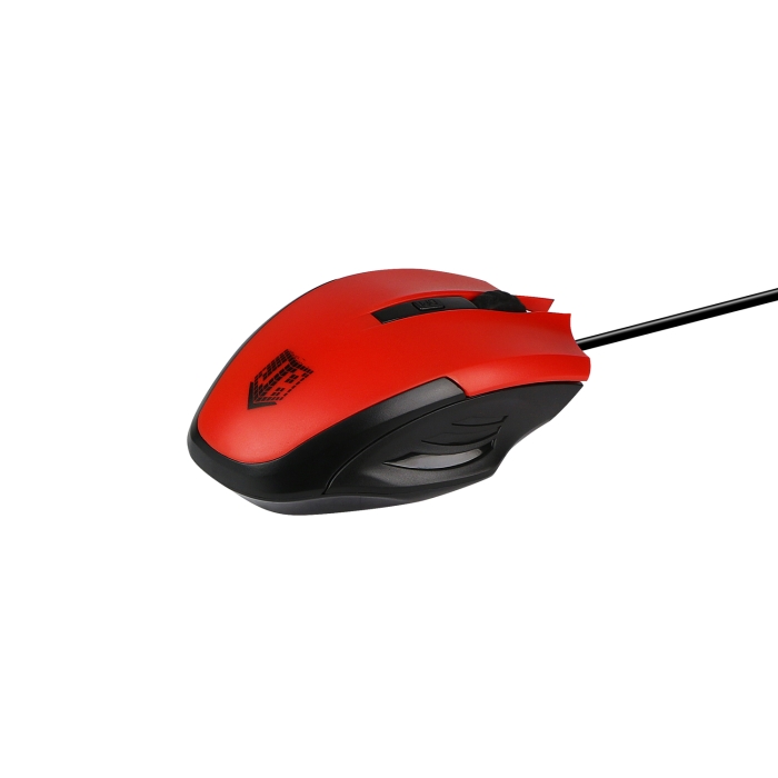 Проводная мышь Jet.A Comfort OM-U54 красная (800/1200/1600/2400dpi, 5 кнопок, USB)