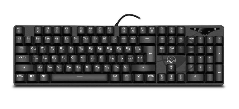 Игровая клавиатура SVEN KB-G9300 чёрная (Outemu Blue switches,104кл., подсветка)