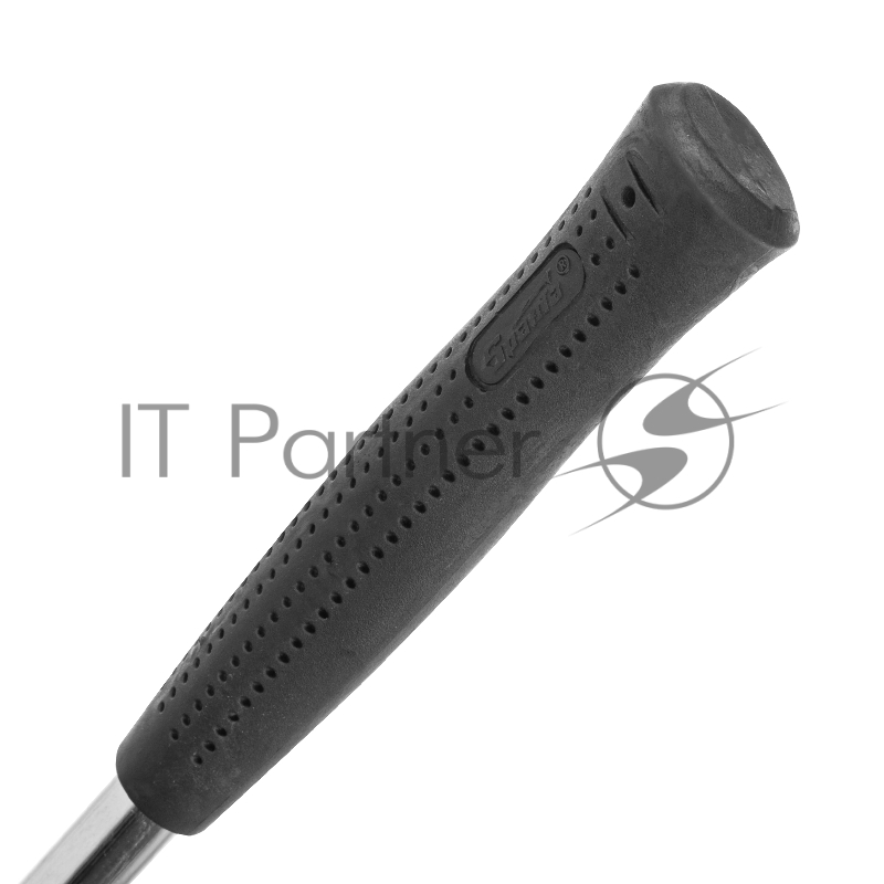 Молоток-гвоздодер, 450 г, SPARTA, круглый боек, металлическая трубчатая обрезиненная рукоятка, 104405