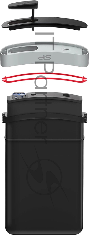 Внешний жесткий диск 1TB Silicon Power Armor A65B, 2.5, USB 3.2, Черный/Серый