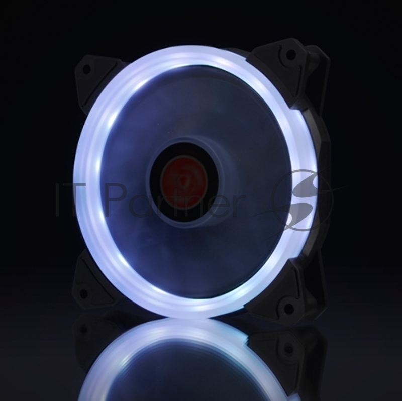 Вентилятор в корпус Raijintek IRIS 12 WHITE 0R400039 (Singel LED fan, 1pcs/pack),12025 LED PWM fan, O-type LED brings visible color & brightness, Anti-vibration rubber pads in all four corners, Optimized fan blade design / 15pcs LED / Mesh cable, whi