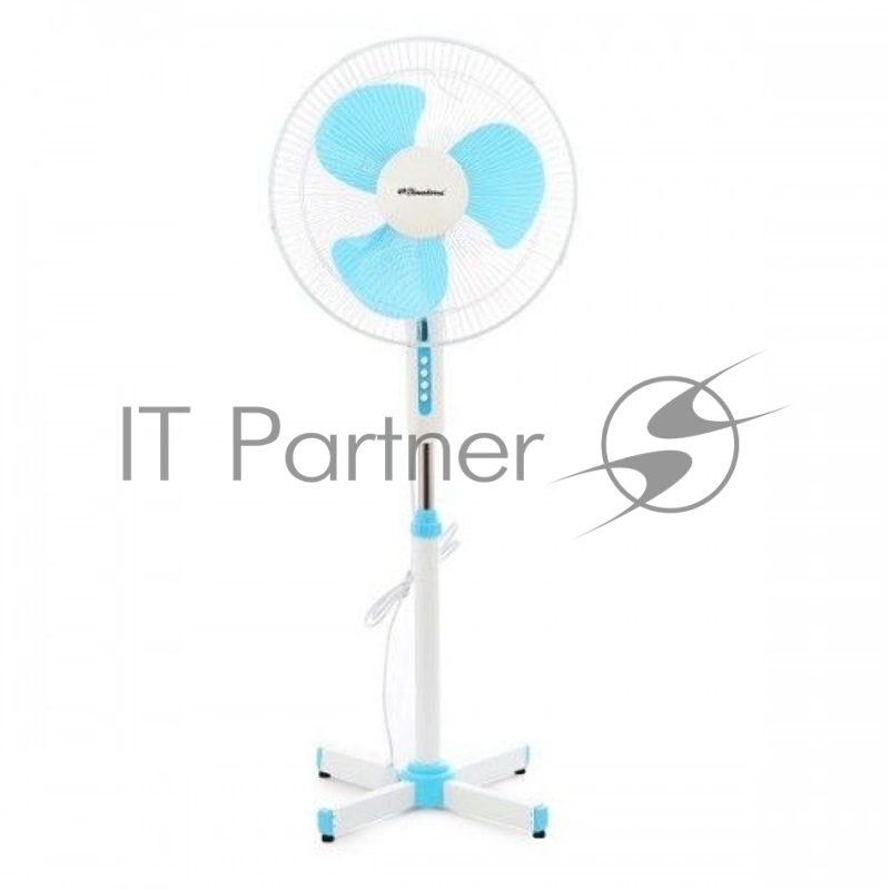 Вентилятор напольный BINATONE SF-1606, белый и голубой