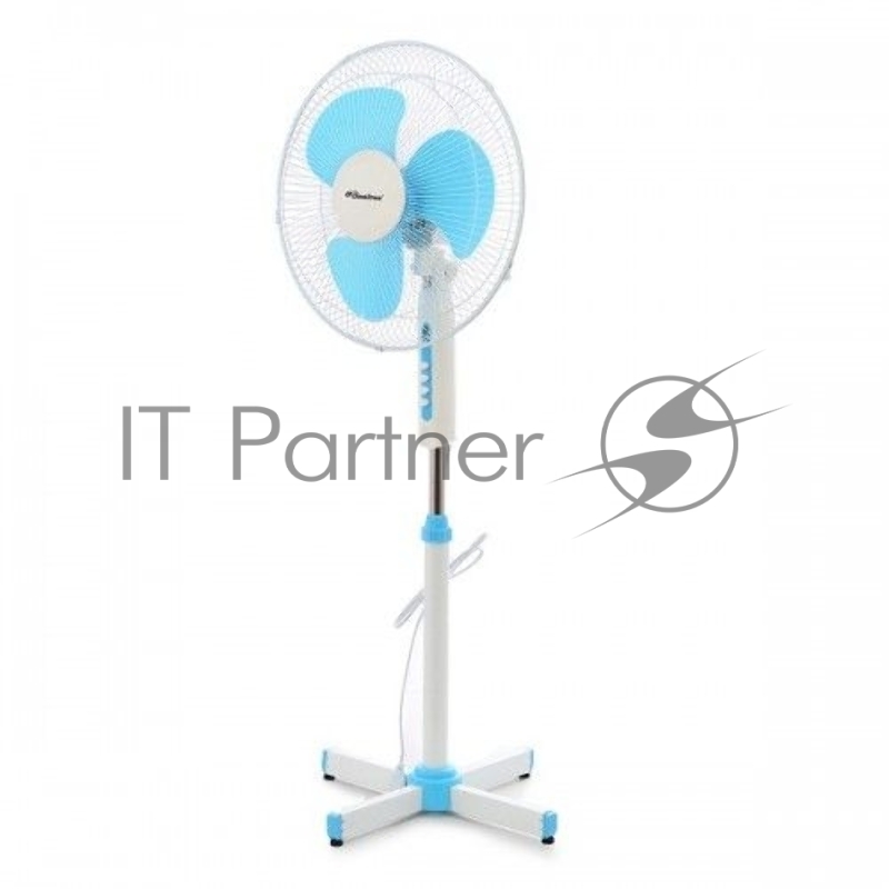 Вентилятор напольный BINATONE SF-1606, белый и голубой