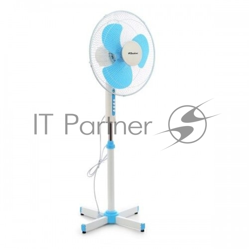 Вентилятор напольный BINATONE SF-1606, белый и голубой