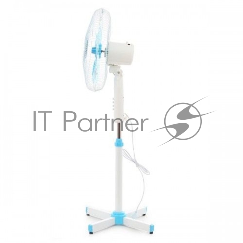 Вентилятор напольный BINATONE SF-1606, белый и голубой