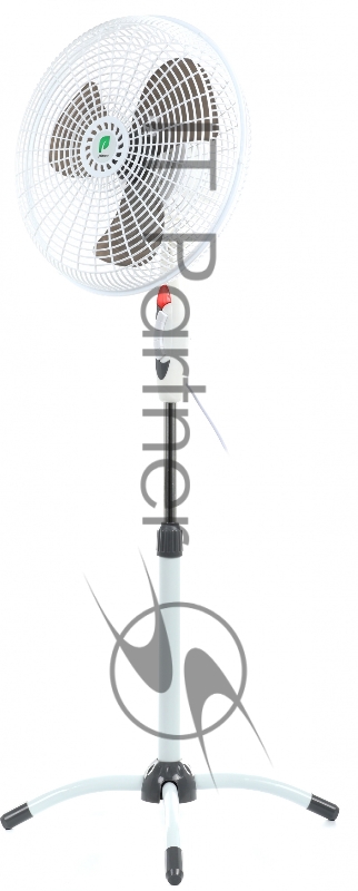 Вентилятор напольный PRIMERA SFP-4003MX, серый и белый