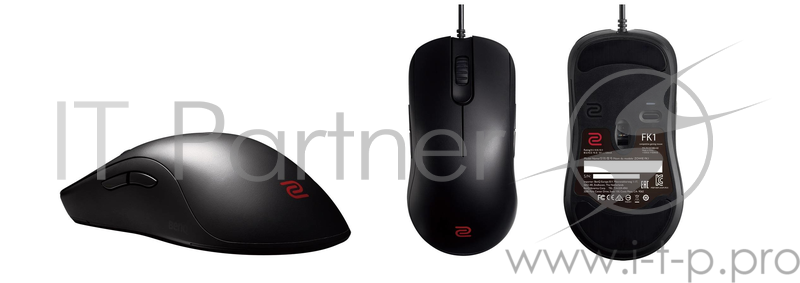 Мышь игровая профессиональная BENQ Zowie, FK1 Large, правша - левша, 7 кн., USB кабель 2м, 400/800/1
