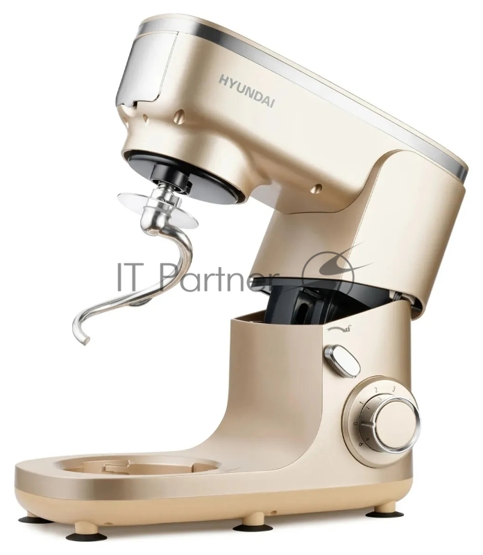 Кухонная машина Hyundai HYM-S7451 планетар.вращ. 1400Вт золотистый