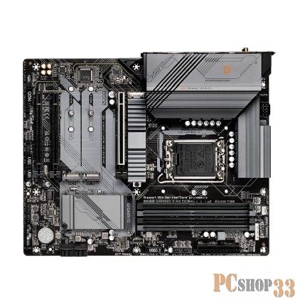 Материнская плата GIGABYTE B660 GAMING X AX DDR4, LGA1700, B660, 4*DDR4, HDMI+DP, 4 SATA 6 Гб/с+ RAID,M2, Audio, Gb LAN, Type-C, USB 3.2, USB 2.0, COM*1 header, ATX