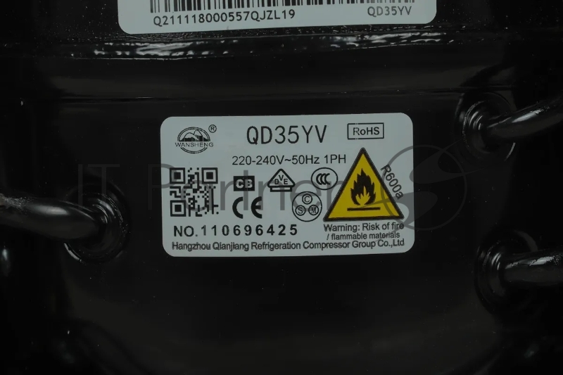 Холодильник однокамерный KRAFT BR 50I серебристый