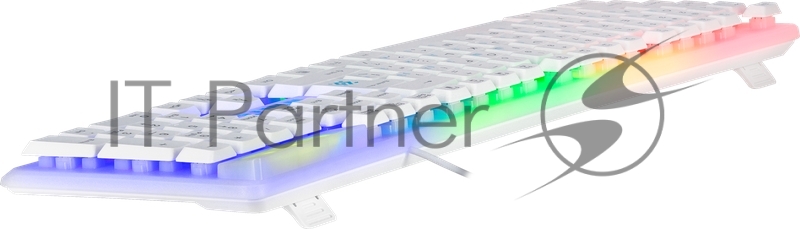 Проводная игровая клавиатура Defender White GK-172 RU,радуж. подсветка,104 кнопки