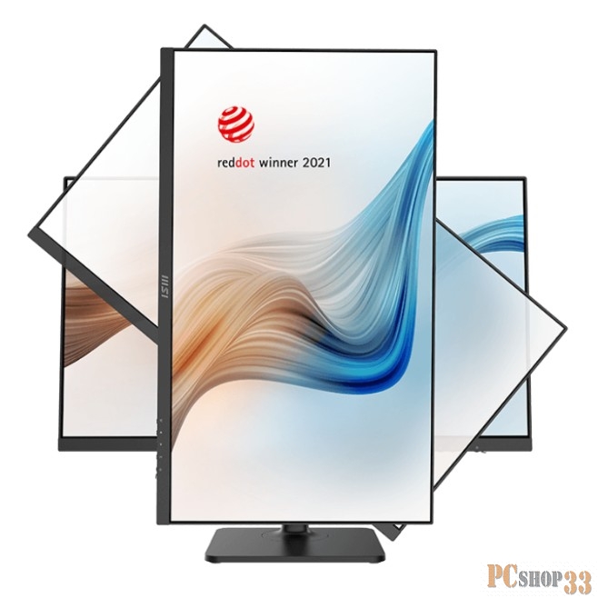 Монитор/ MSI Modern MD272QP 27 (2560x1440 (матовый))/IPS/flat/1xHDMI(1.4 C/2xUSB 2.0 Type A/1xUSB 2.0 Type B/75Hz/4ms 27(2560x1440)/ (Ghz)/Mb/Gb/Ext:war 1y/black/