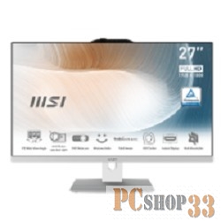 Моноблок MSI Modern AM242P 12M-212RU 23.8 Full HD i7 1260P (2.1) 16Gb SSD512Gb Windows 11 Professional GbitEth WiFi BT 120W клавиатура мышь Cam белый 1920x1080