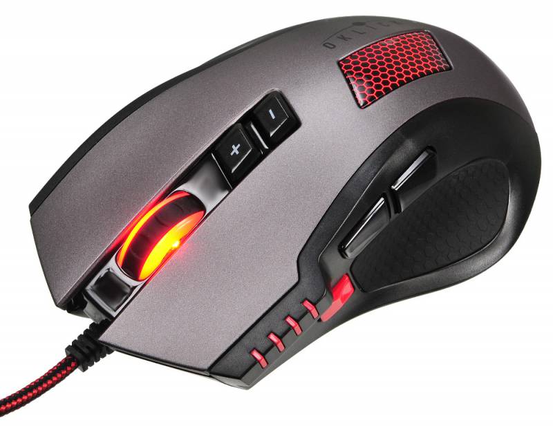 Мышь Oklick 805G V2 черный оптическая (3200dpi) USB игровая (7but)