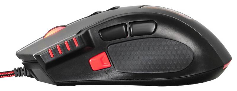 Мышь Oklick 805G V2 черный оптическая (3200dpi) USB игровая (7but)