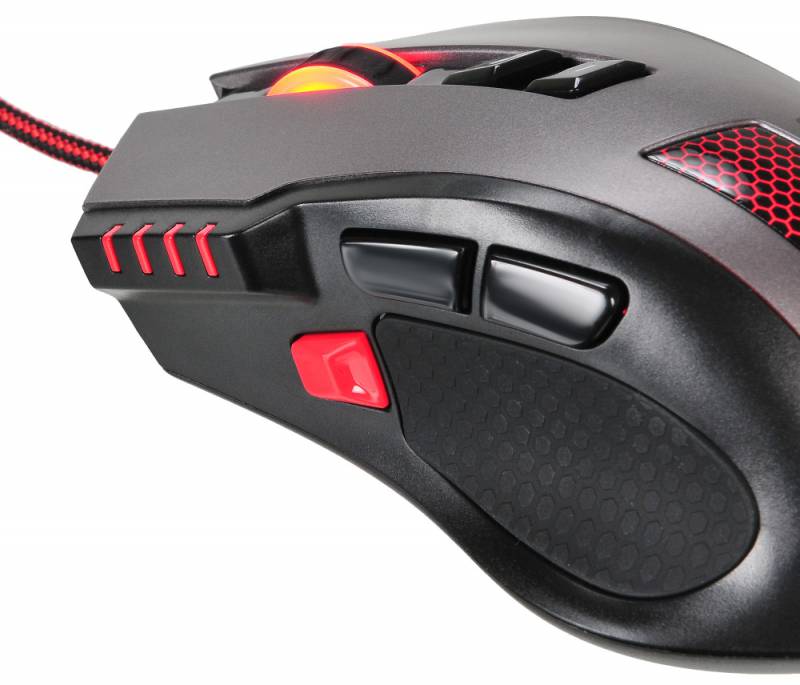 Мышь Oklick 805G V2 черный оптическая (3200dpi) USB игровая (7but)