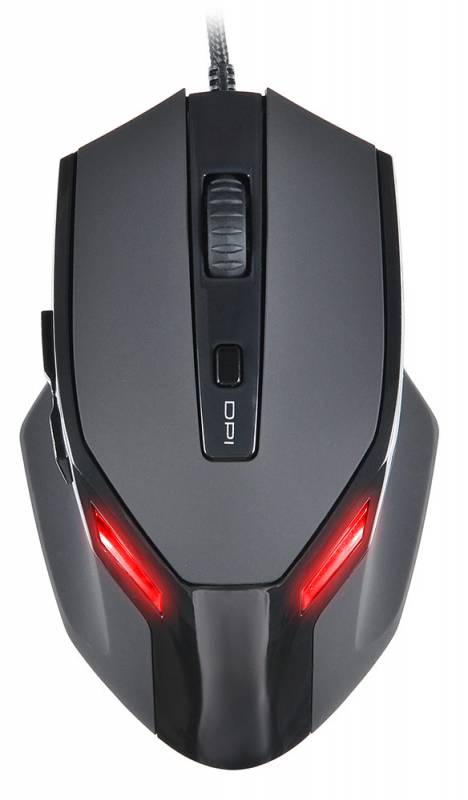 Мышь Oklick 835G черный оптическая USB игровая (5but)