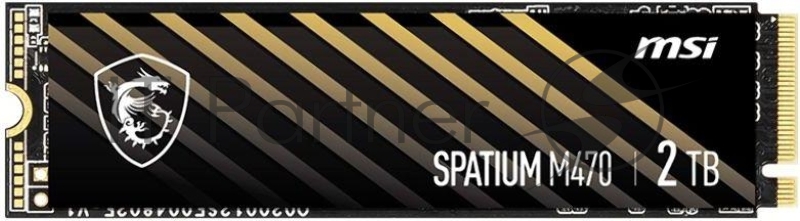 SSD жесткий диск PCIE 4.0 NVME M.2 2TB SPATIUM M470 2TB MSI