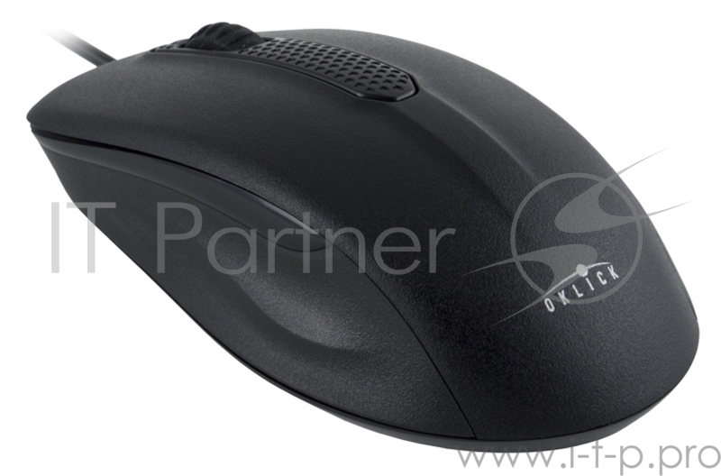 Мышь Oklick 175M черный оптическая (1000dpi) USB (2but)