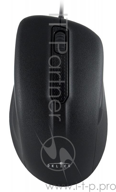 Мышь Oklick 175M черный оптическая (1000dpi) USB (2but)