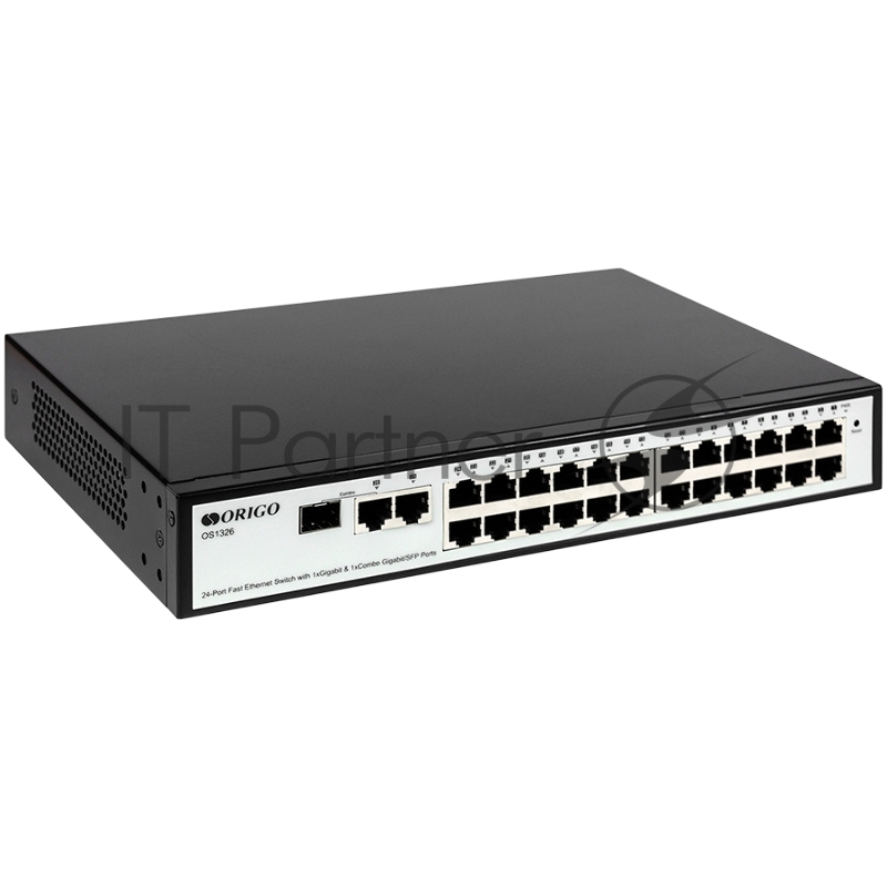 Настраиваемый L2-коммутатор ORIGO OS1326/A1A 24x100Base-TX, 1x1000Base-T, 1xCombo 1000Base-T/SFP