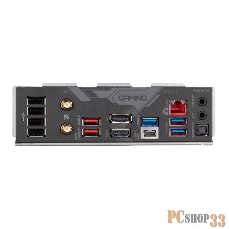 Материнская плата Gigabyte Z790 GAMING X AX, Socket 1700, Intel®Z790, 4xDDR5-4800, HDMI+DP, 3xPCI-Ex16, 6xSATA3(RAID 0/1/5/10), 4xM.2, 8Ch Audio, 1x2.5GbLan, WiFi, (4+4)xUSB2.0, (5+2)xUSB3.2, (1+1)xUSB3.2 Type-C™, ATX, RTL {}