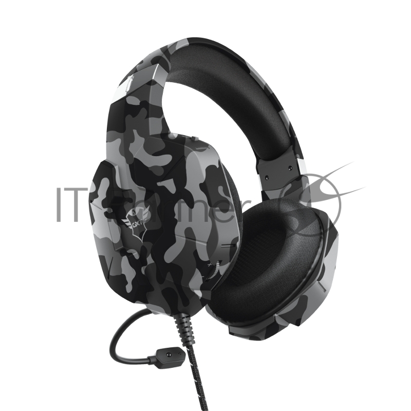 Гарнитура игровая, черный Trust GXT323k CARUS (арт.24320)