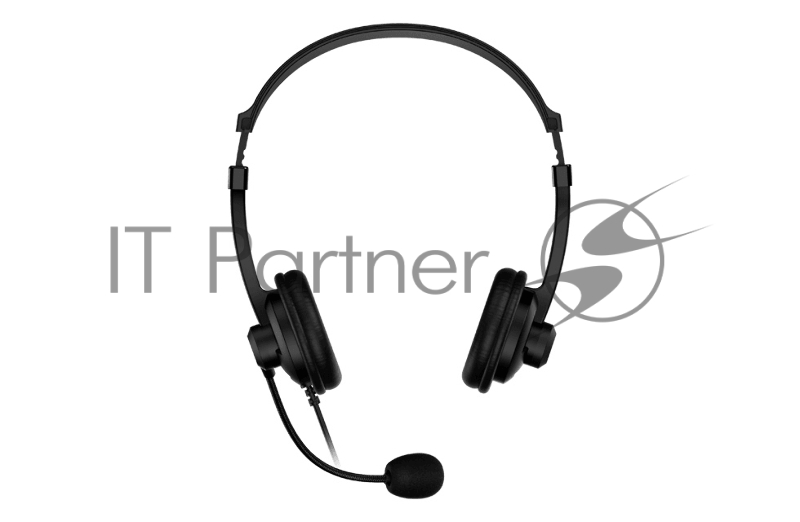 Гарнитура Genius HS-230U, черная, USB,1,8 м