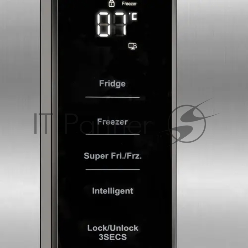 Холодильник NFI-5212, SbS, серебристый, inverter