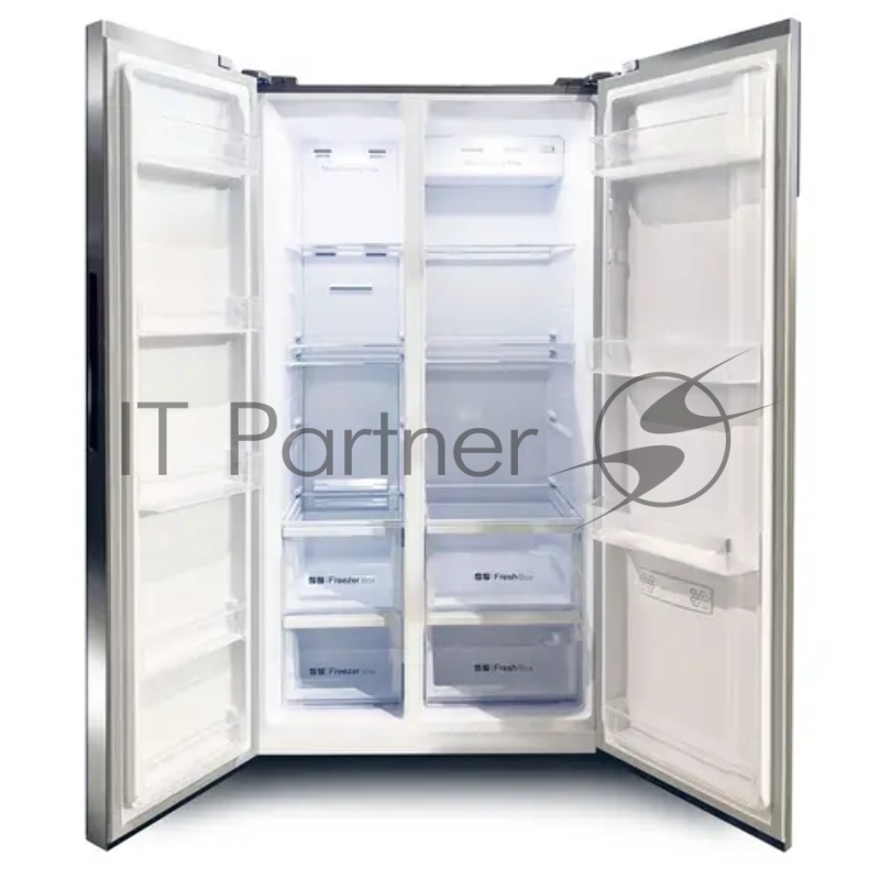 Холодильник NFI-5212, SbS, серебристый, inverter