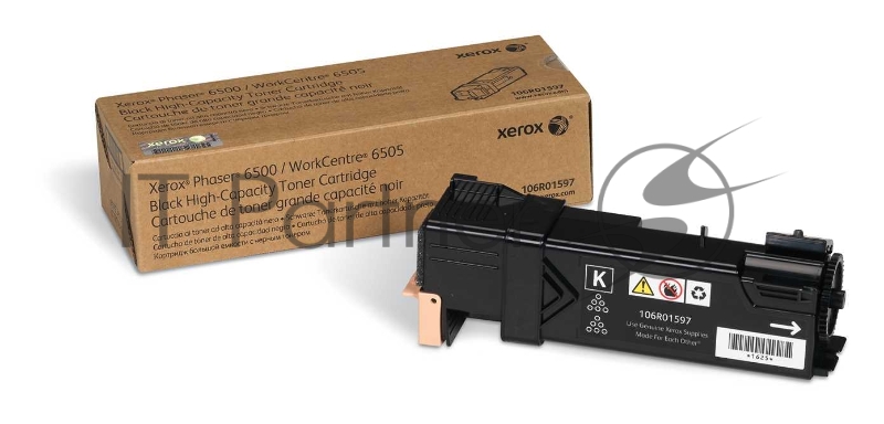 Тонер-картридж XEROX (106R01597) Phaser 6500/WC 6505, черный, 1000 стр.