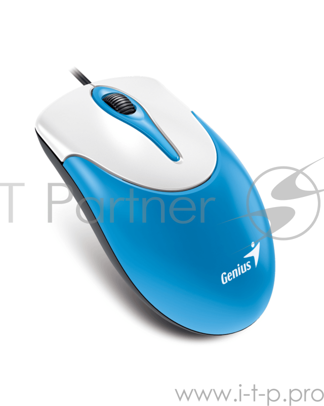 Мышь Genius NetScroll 100 V2 USB / Wired / 1000 dpi / Blue