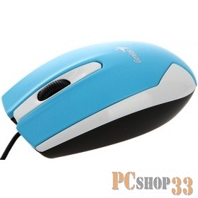 Мышь Genius DX-100X / USB / G5 / Wired / 1000 dpi / Blue-White