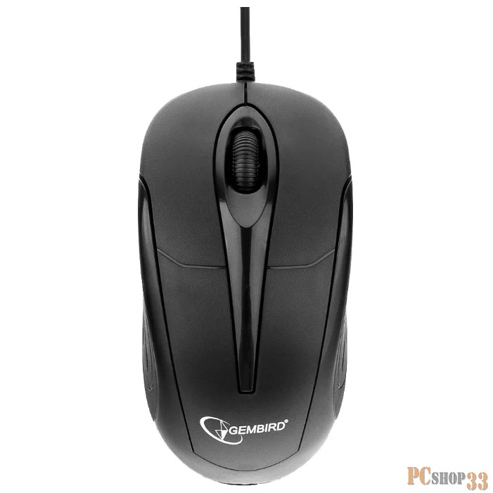 Мышь Gembird MUSOPTI8-808U, USB, черный, 2кн.+колесо-кнопка, 1000DPI