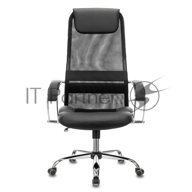 Кресло руководителя Бюрократ CH-608SL черный TW-01 Leather Black искусст.кожа/сетка