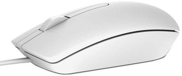 Мышь Dell MS116 белая (570-AAIP)