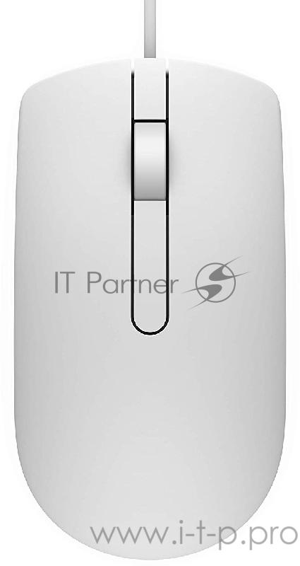Мышь Dell MS116 белая (570-AAIP)