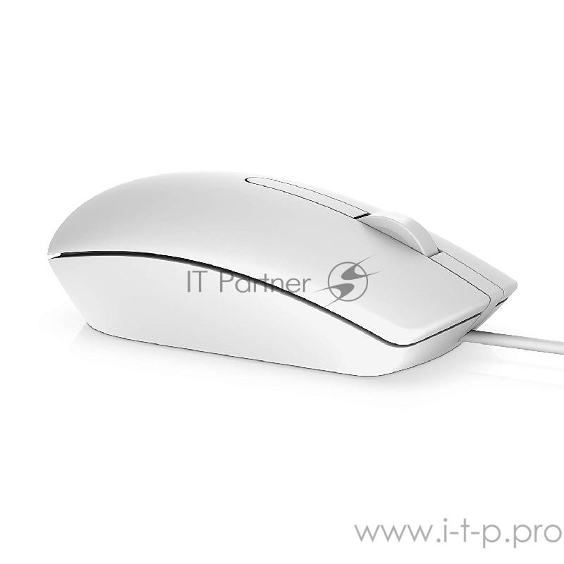 Мышь Dell MS116 белая (570-AAIP)