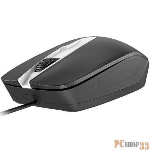 Мышь DX-180, USB, чёрная, оптическая, 800-1600dpi, подходит под обе руки